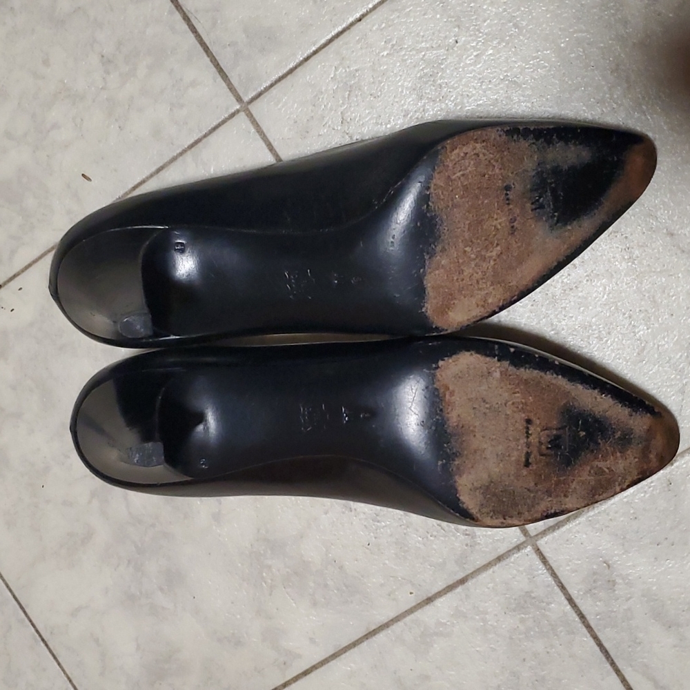Bruno Magi vintage black heels size 8AA - Picture 5 of 8